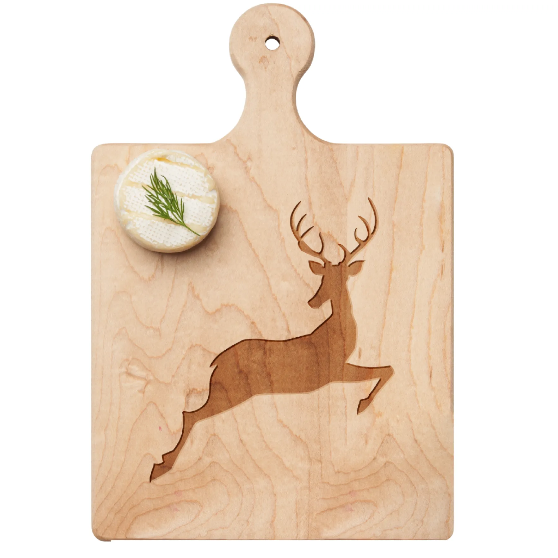 Artisan Paddle Board | Deer | 9 x 6"-Maple Outlet