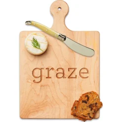 Artisan Paddle Board | Graze | 9" x 6"-Maple Hot