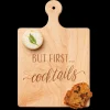 Artisan Paddle Board | But First Cocktails | 9" x 6"-Maple Online