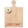 Artisan Paddle Board | Parisian Cheers | 9" x 6"-Maple Fashion
