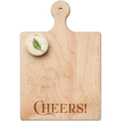 Artisan Paddle Board | Parisian Cheers | 9" x 6"-Maple Fashion