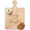 Artisan Paddle Board | Merry and Bright | 9" x 6"-Maple Fashion