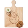 Artisan Paddle Board | Santa | 9" x 6"-Maple Fashion