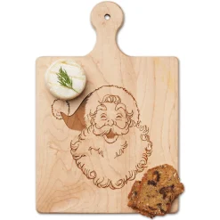 Artisan Paddle Board | Santa | 9" x 6"-Maple Fashion