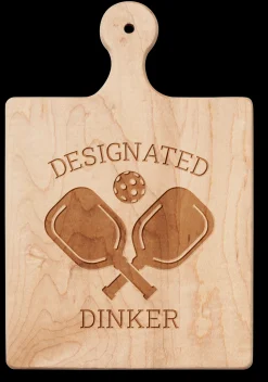 Artisan Paddle Board | Designated Dinker | 9" x 6"-Maple Best