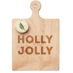 Artisan Paddle Board | Holly Jolly | 9 x 6"-Maple Best