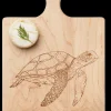 Artisan Paddle Board | Turtle | 9" x 6"-Maple New