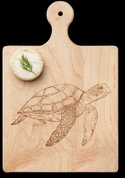 Artisan Paddle Board | Turtle | 9" x 6"-Maple New