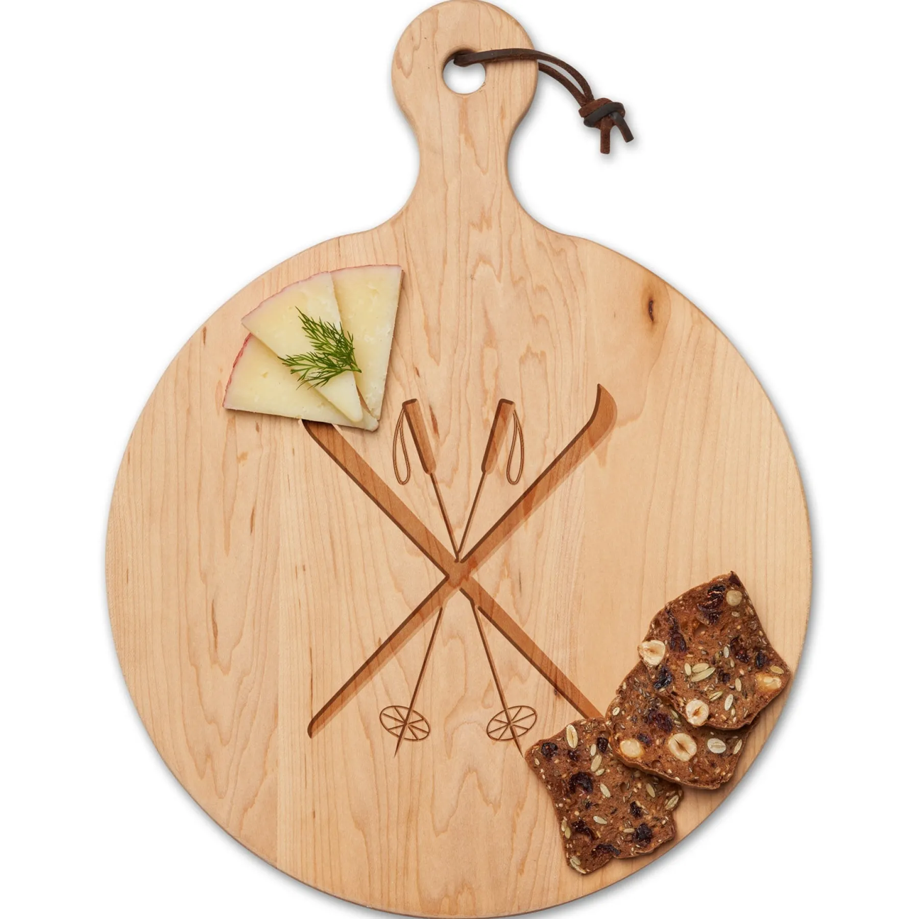 Artisan Round Board | Skis | 16 x 12"-Maple Best