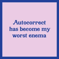 Autocorrect Coaster-drinksonmecoasters Sale