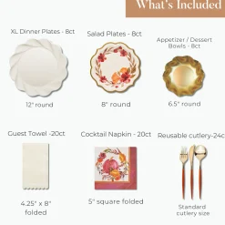 Autumn Blossom Table Setting-Sophistiplate Hot