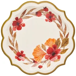 Autumn Foliage Paper Salad Plate/8pk-Sophistiplate Hot