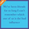 Bad Influence Card-Drinks On Me Sale