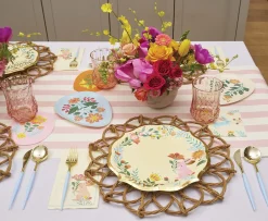 Bella Cutlery Gold/Sky Blue Handle/24pkg-Sophistiplate Outlet