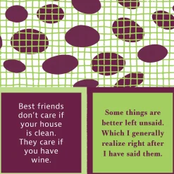 Best friend Napkin-Drinks On Me Coasters Hot