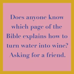 Bible Coaster-Drinks On Me Coasters Sale