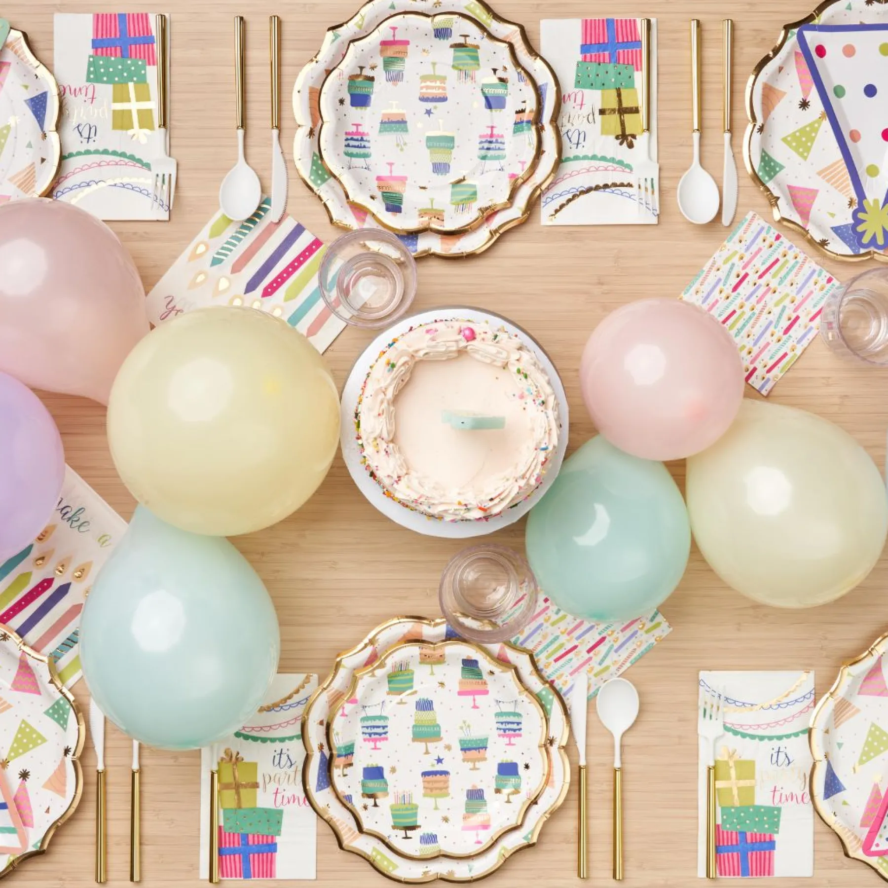 Birthday Candles Table Setting-Sugarplum Fashion