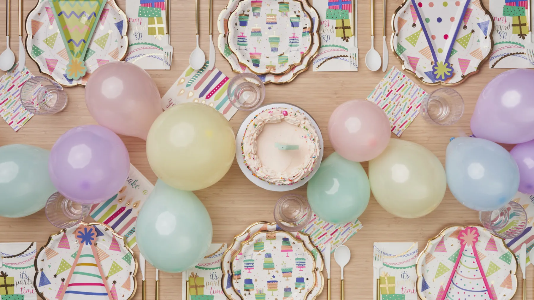 Birthday Candles Table Setting-Sugarplum Fashion