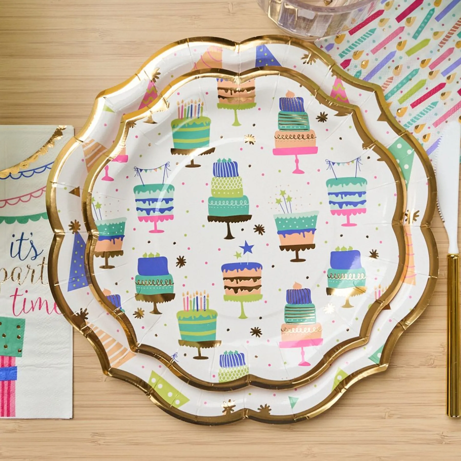 Birthday Candles Table Setting-Sugarplum Fashion