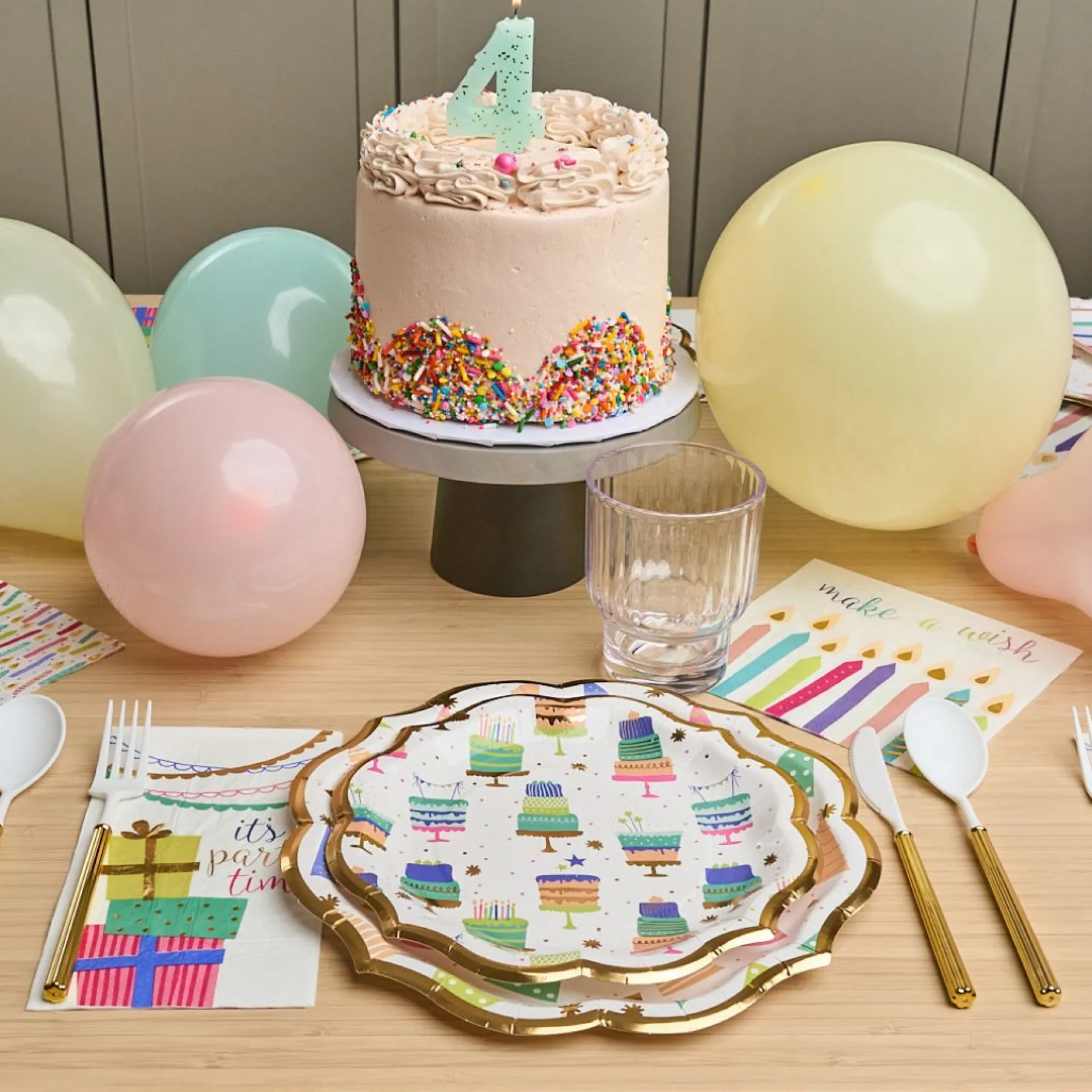 Birthday Candles Table Setting-Sugarplum Fashion