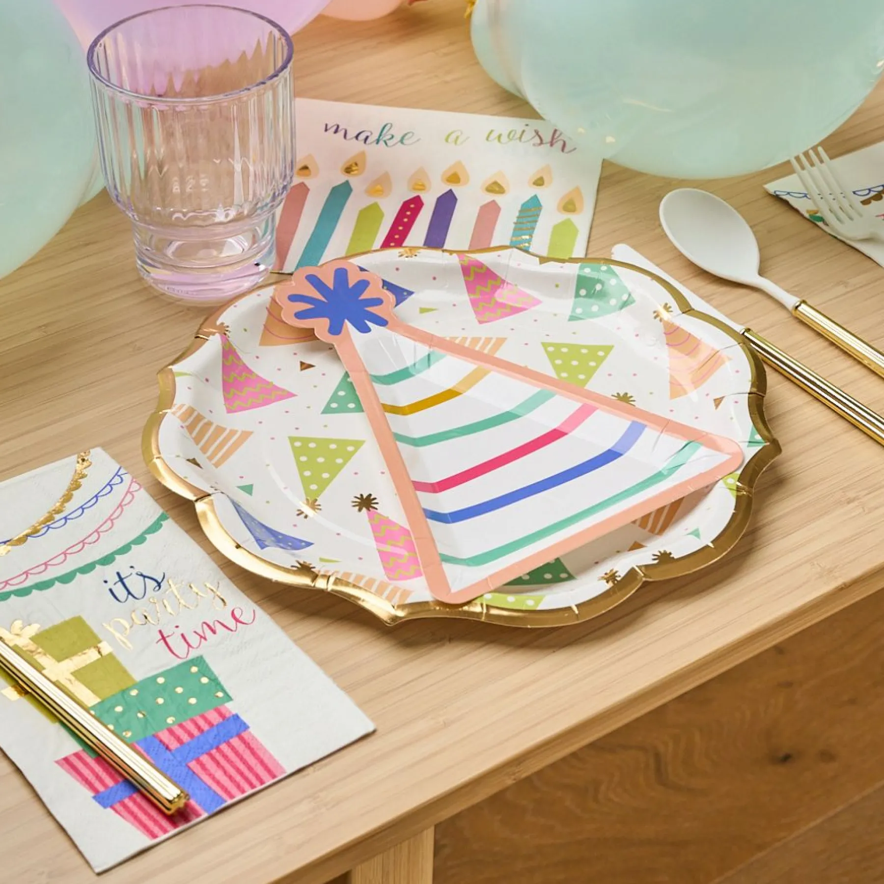 Birthday Candles Table Setting-Sugarplum Fashion