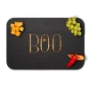 Black Acacia Wood Cutting + Cheeseboard Rounded Corners | Boo | 18 x 12"-Maple Fashion