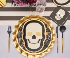 Black & Gold Bella Assorted Plastic Cutlery/36pc, Service for 12-Sophistiplate Hot