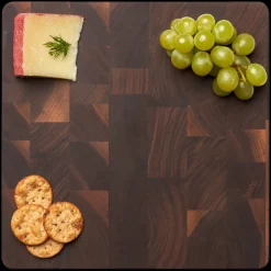 Black Walnut Butcher Block Cutting Board - 12" x 12"-Maple Best