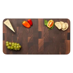 Black Walnut Butcher Block Cutting Board - 22" x 12"-Maple Best