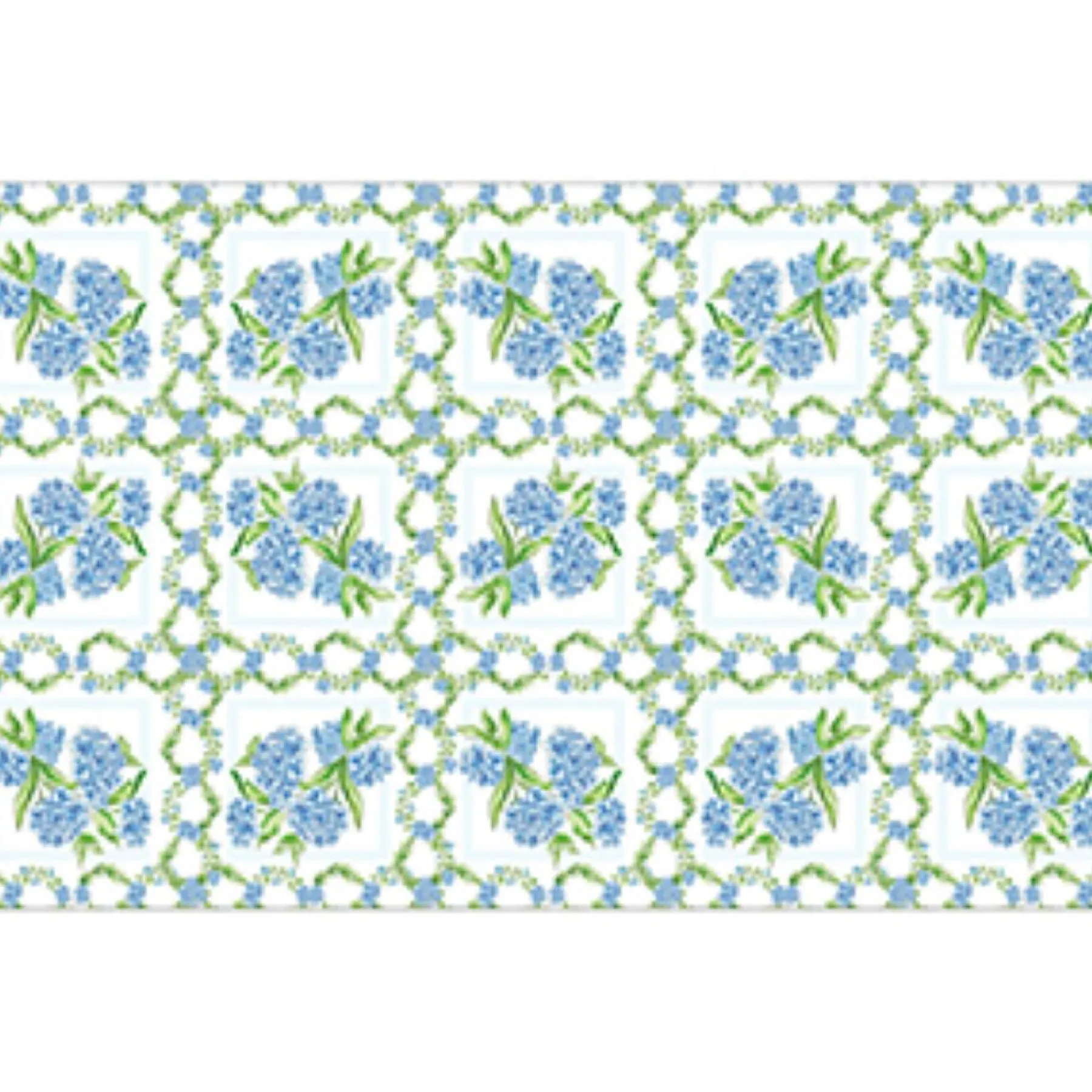 Blue Hydrangea Trellis Placemats-Rosanne Beck Online
