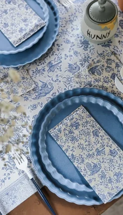 Blue Regal Peacock Runner 20" x 25'-Hester u0026 Cook Outlet