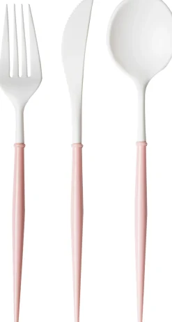 Blush Bella Assorted Plastic Cutlery/24pc, Service for 8-Sophistiplate Discount