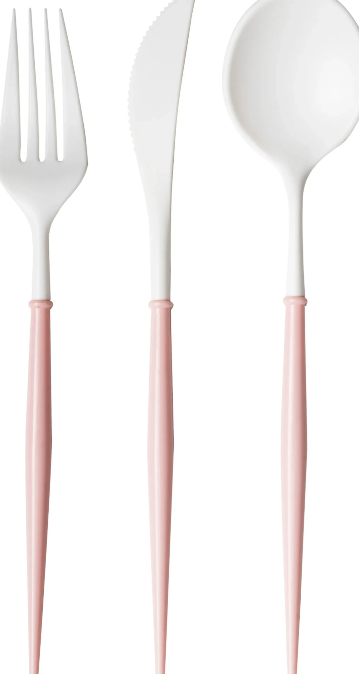 Blush Bella Assorted Plastic Cutlery/24pc, Service for 8-Sophistiplate Discount