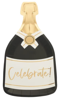 Bottle Salad Plate Celebrate Good Times/8 pkg-Sophistiplate Fashion