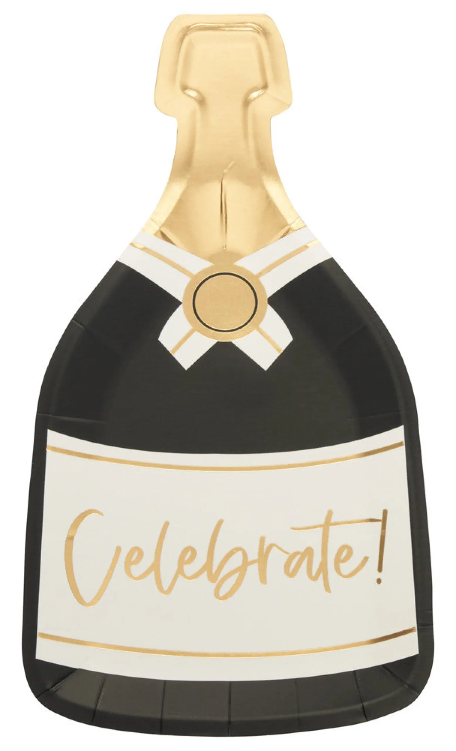 Bottle Salad Plate Celebrate Good Times/8 pkg-Sophistiplate Fashion