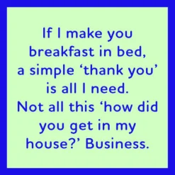 Breakfast in Bed Coaster-Drinks On Me Fashion