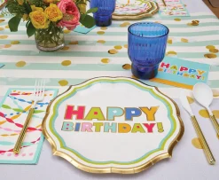 Bright Birthday Dinner Plate/8pk-Sophistiplate Best