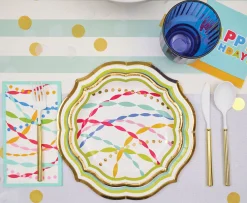Bright Birthday Salad Plates/8pk-Sophistiplate Clearance