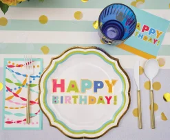 Bright Birthday Table Setting-Sophistiplate Discount