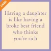 Broke best friend Card-Drinks On Me Best