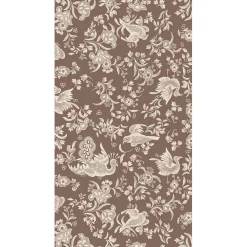 Brown Regal Peacock Guest Napkin - Pack of 16-Hester u0026 Cook Online