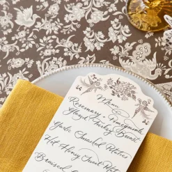 Brown Regal Peacock Runner - 20" x 25"-Hester u0026 Cook Sale