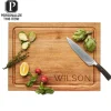 Carv'd Chef Knife & Board Acacia Wood | Personalized | 18 x 12"-Maple Fashion