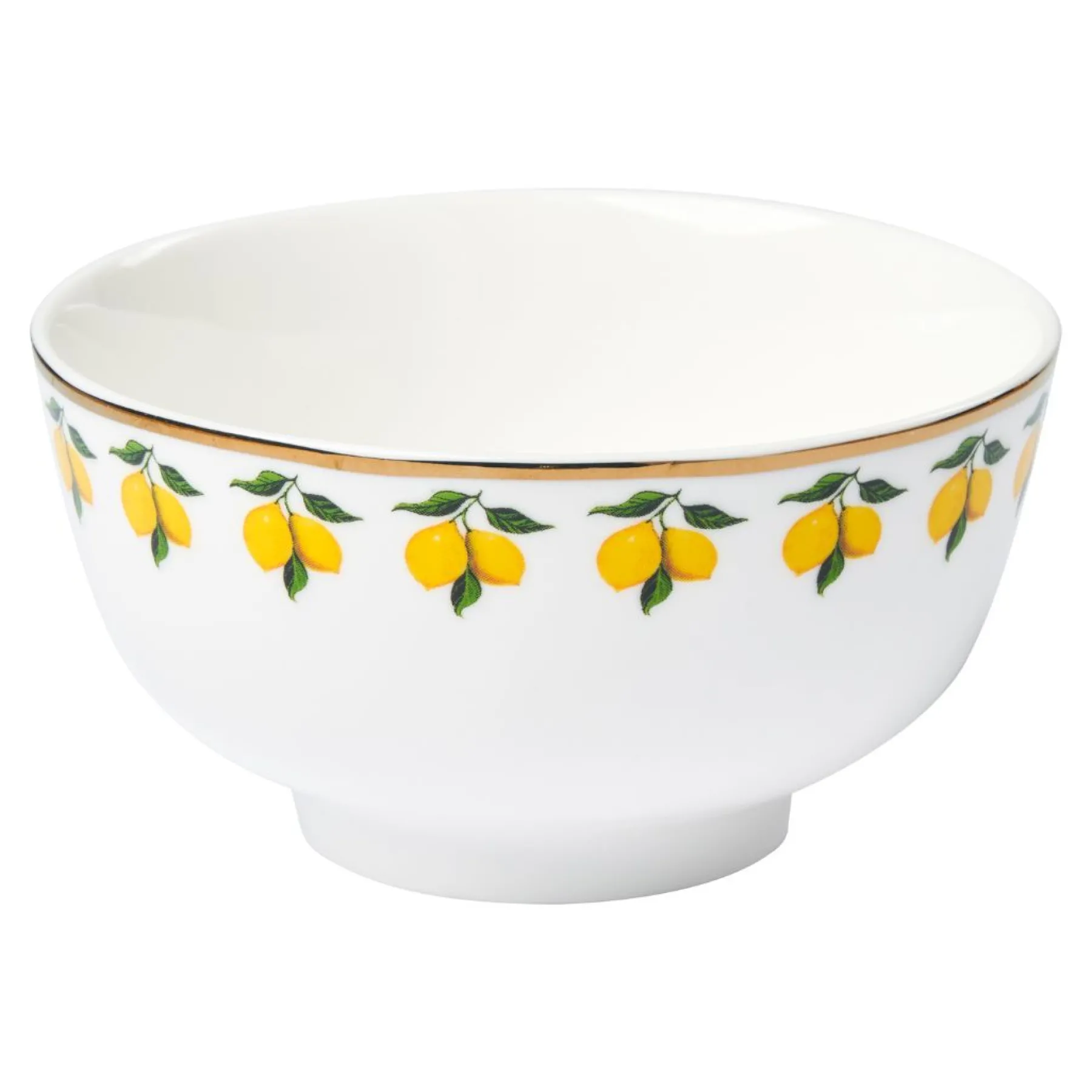 Ceramic Appetizer Bowl | Classic Lemons | 4"-Maple Clearance