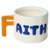 Ceramic Message Mug Faith, 14oz-Maple Clearance
