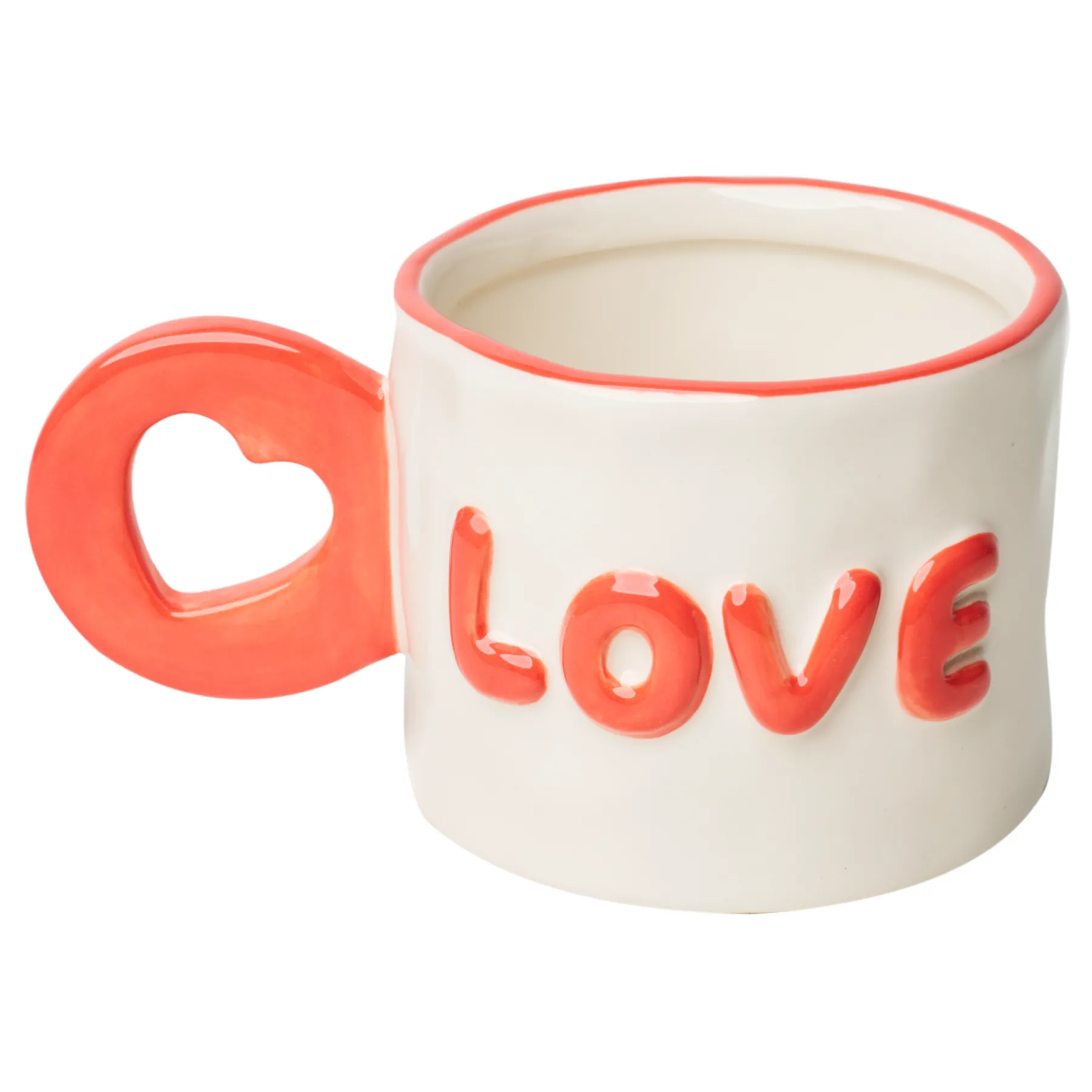 Ceramic Message Mug Love, 14oz-Maple Hot