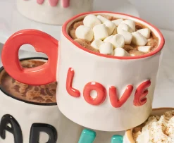 Ceramic Message Mug Love, 14oz-Maple Hot