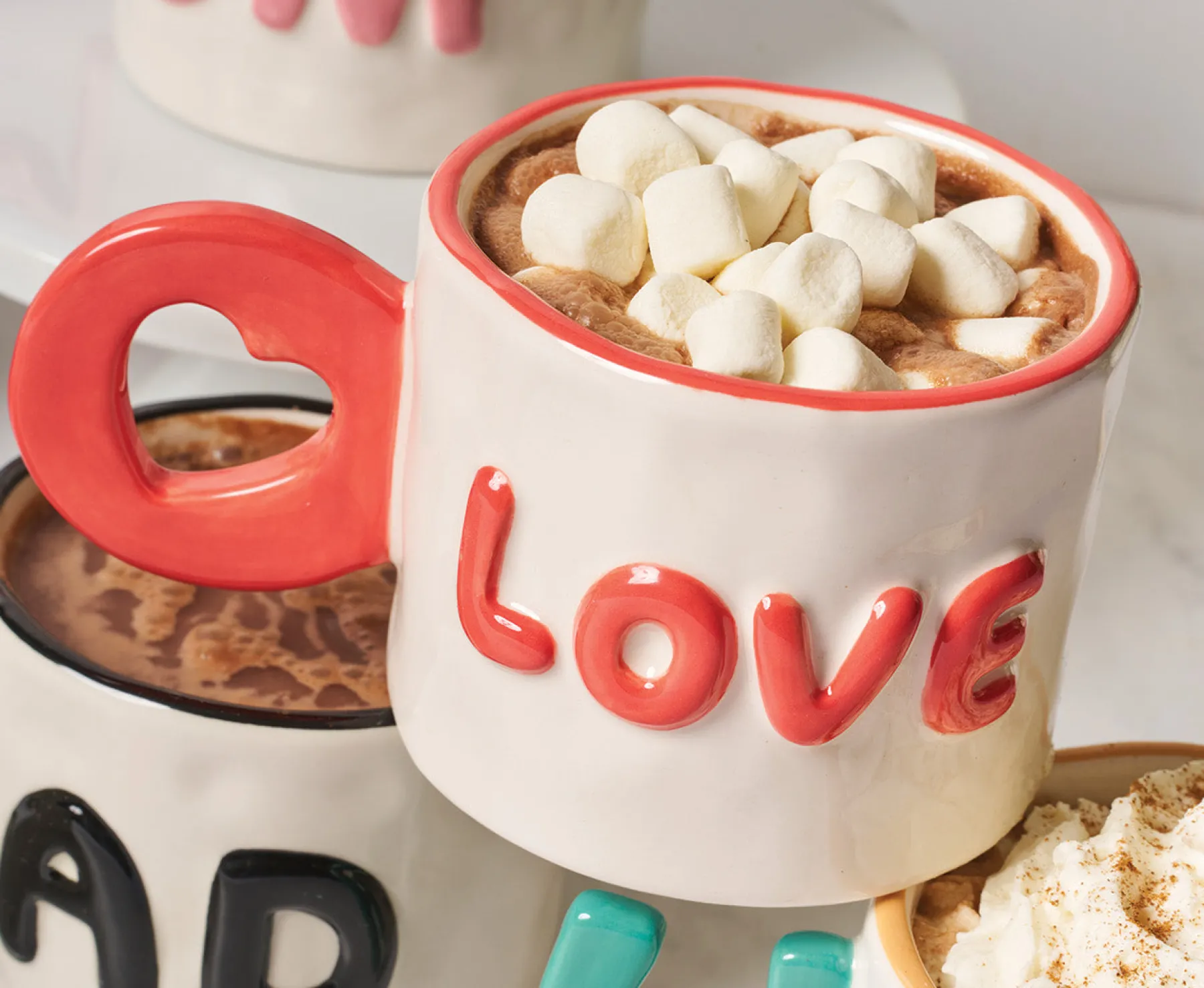 Ceramic Message Mug Love, 14oz-Maple Hot