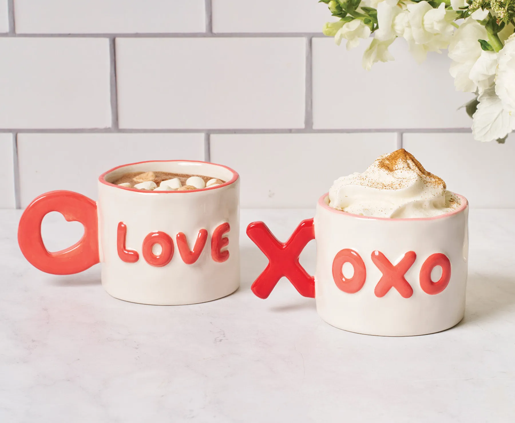 Ceramic Message Mug Love, 14oz-Maple Hot