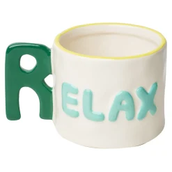 Ceramic Message Mug Relax, 14oz-Maple Fashion